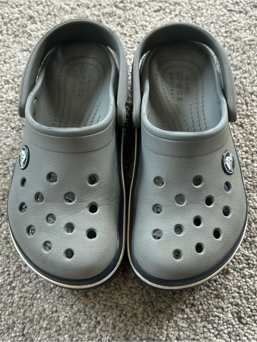 Kids Classic Comfort Clog - Grey Size 11